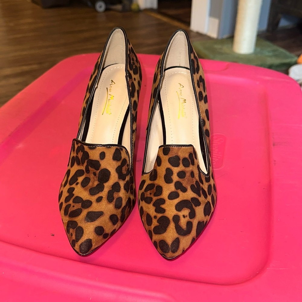 Leopard heels